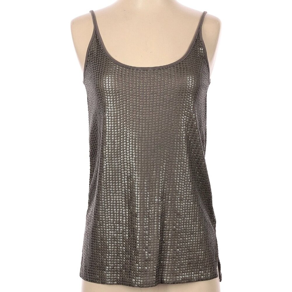Vince Sequin Camisole Silver-Brass Women's XS